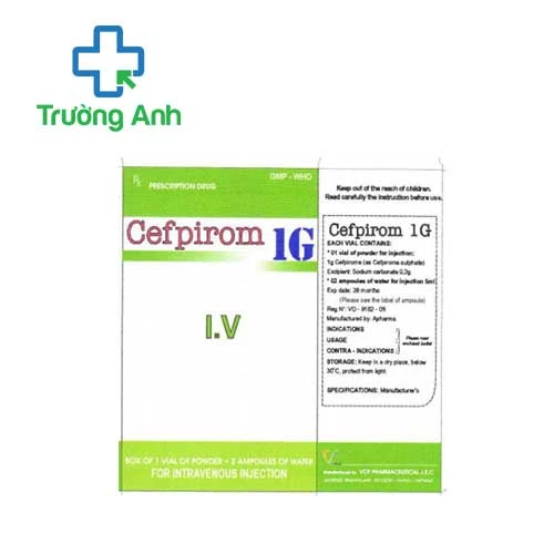 Cefpirom 1g VCP - Thuốc điều trị nhiễm khuẩn hiệu quả