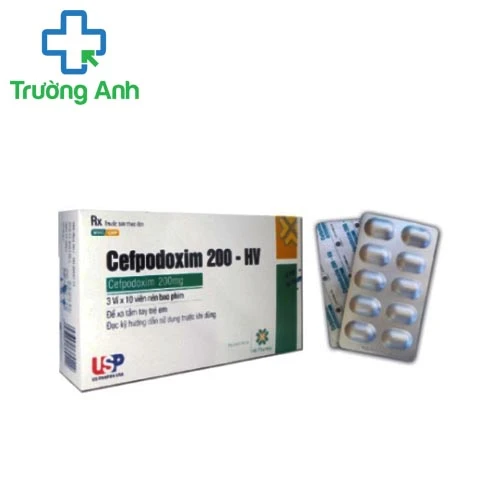 Cefpodoxim 200-HV - Thuốc điều trị nhiễm khuẩn của US Pharma USA