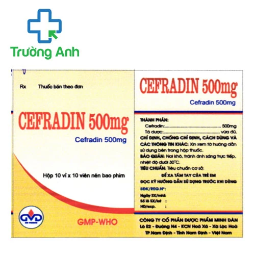 Cefradin 500mg MD Pharco (viên nén) - Thuốc trị nhiễm khuẩn