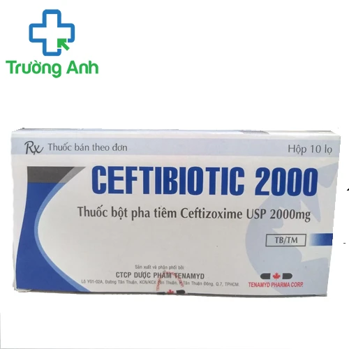 Ceftibiotic 2000 Tenamyd - Thuốc kháng sinh trị nhiễm khuẩn hiệu quả