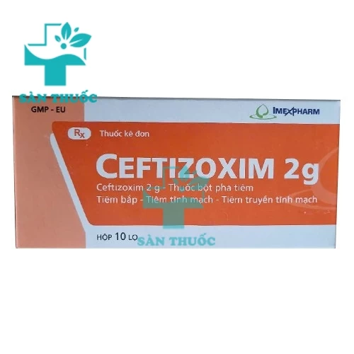 Ceftizoxim 2g Imexpharm - Thuốc điều trị viêm nhiễm trùng hiệu quả