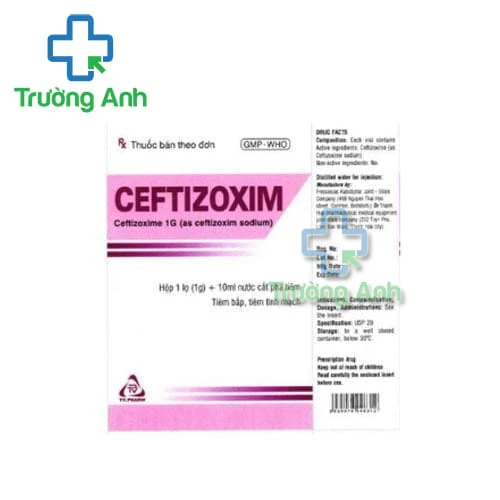 Ceftizoxim TV.Pharm - Thuốc điều trị nhiễm khuẩn