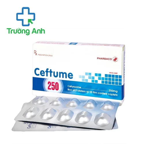 Ceftume 250 Pharbaco - Thuốc điều trị nhiễm khuẩn nhẹ hiệu quả