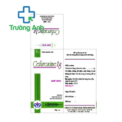 Cefuroxime 1g MD Pharco (tiêm) - Thuốc trị nhiễm khuẩn nặng