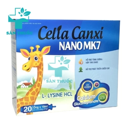 Celia Canxi Nano Mk7 - Bổ sung canxi giúp xương chắc khỏe