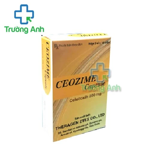 Ceozime Capsule 200mg Theragen Etex - Thuốc điều trị bệnh xương khớp