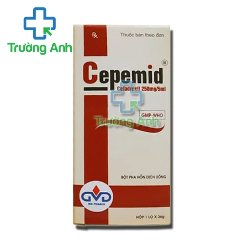 Cepemid 250mg/5ml MD Pharco (lọ bột)- Thuốc chống nhiễm khuẩn nhẹ