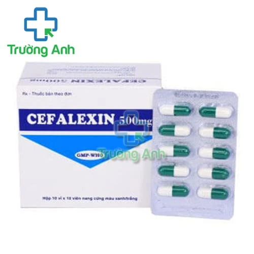 Cephalexin 500mg Tipharco - Thuốc kháng sinh hiệu quả