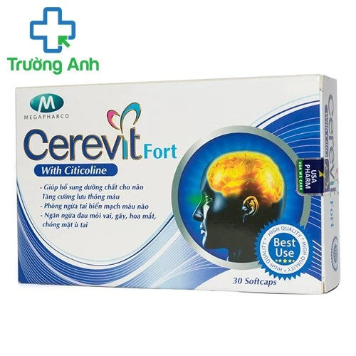 Cerevit Fort - Hỗ trợ tăng cường tuần hoàn máu não hiệu quả