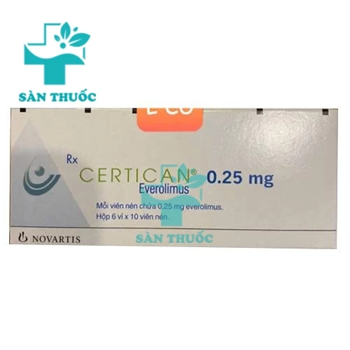 Certican 0,25mg Novartis - Thuốc chống thải ghép nội tạng