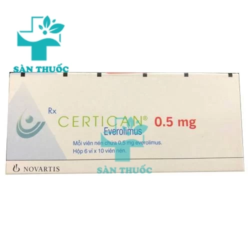 Certican 0,5mg Novartis - Thuốc chống thải ghép nội tạng hiệu quả