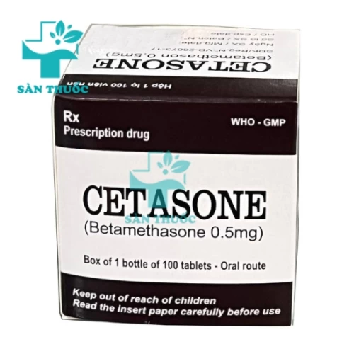 Cetasone 0,5mg - Thuốc chống viêm hiệu quả