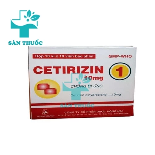 Cetirizin 10mg Hadico - Thuốc chống dị ứng hiệu quả