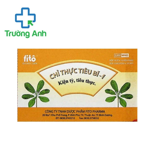 Chỉ thực tiêu bĩ- F - Giúp kiện tỳ, bồi bổ khí huyết hiệu quả