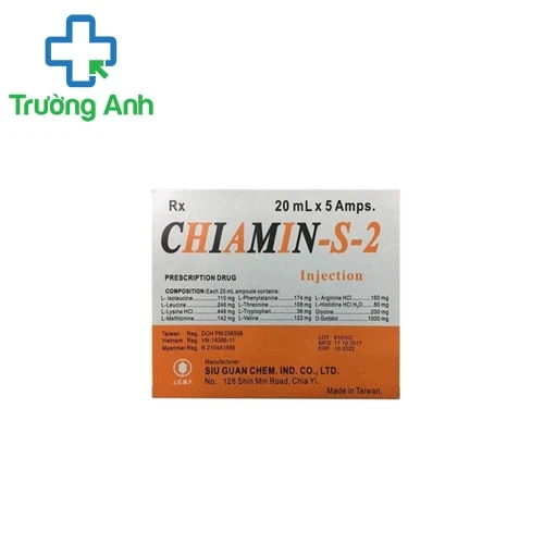 Chiamin-S-2 - Thuốc điều trị các chấn thương nặng của Đài Loan