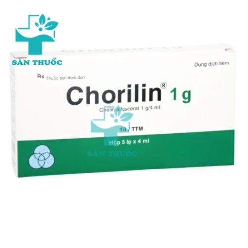 Chorilin 1g - Thuốc điều trị suy giảm, thoái hóa não của Bidiphar