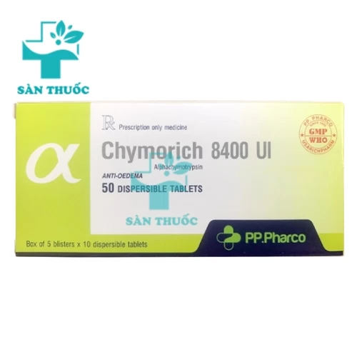 Chymorich 8400  UI Usarichpharm - Thuốc chống viêm, giảm phù nề