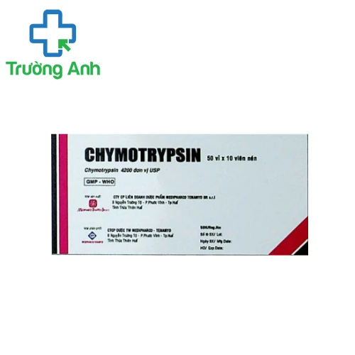 Chymotrypsin Medipharco - Thuốc chống viêm xưng hiệu quả