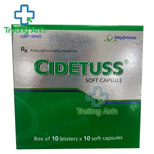 Cidetuss - Thuốc giúp giảm ho hiệu quả