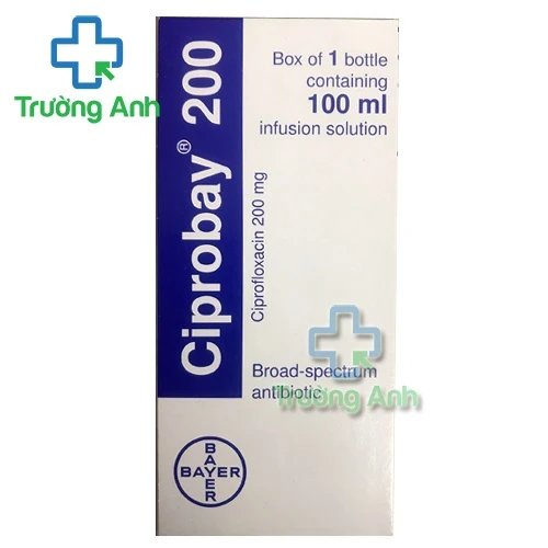 Ciprobay 200mg - Thuốc điều trị nhiễm trùng hiệu quả