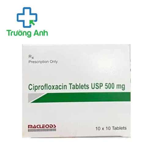 Ciprofloxacin Tablets USP 500mg Macleods - Thuốc trị nhiễm khuẩn
