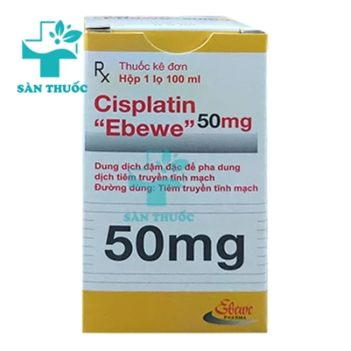 Cisplatin "Ebewe" 10mg/20ml - Thuốc điều trị ung thư của Áo