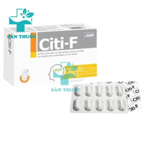 Citi-F - Hỗ trợ tăng cường tuần hoàn máu não hiệu quả