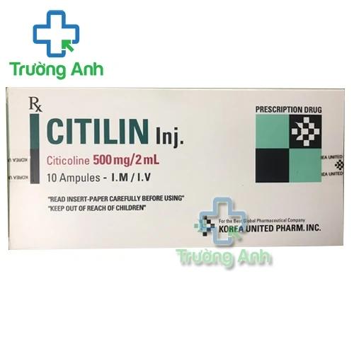 Citilin 500mg/2ml - Thuốc điều trị bệnh não cấp tính hiệu quả