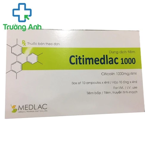Citimedlac 1000mg/4ml - Thuốc điều trị rối loạn ý thức hiệu quả