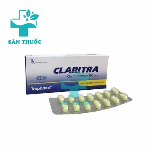 Claritra 500mg Traphaco - Thuốc điều trị nhiễm khuẩn vừa và nhẹ