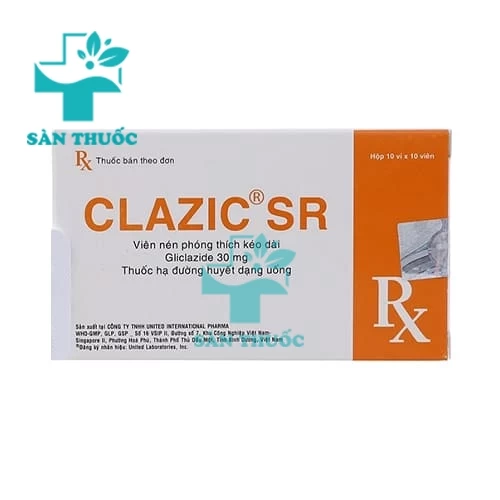 Clazic SR 30mg - Thuốc điều trị bệnh đái tháo đường hiệu quả