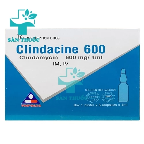 Clindacine 600 - Thuốc điều trị bệnh do nhiễm trùng của VINPHACO