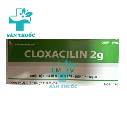 Cloxacilin 2g VCP - Thuốc kháng sinh điều trị nhiễm khuẩn nặng