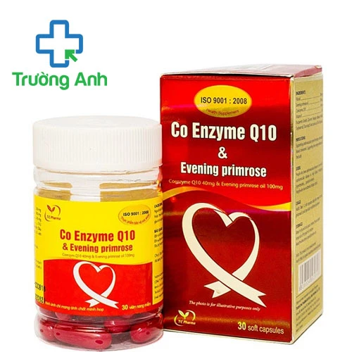 Co Enzime Q10 & Evening Primrose - Hỗ trợ điều trị tim mạch