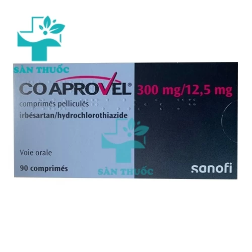 CoAprovel 300/12,5mg Sanofi - Thuốc trị tăng huyết áp của Pháp