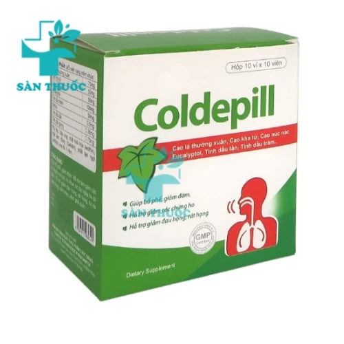 Coldepill Santex - Giúp hỗ trợ giảm ho hiệu quả