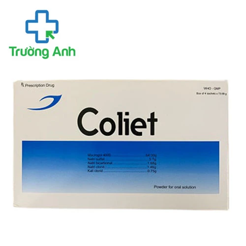Coliet - Thuốc điều trị táo bón của Medisun