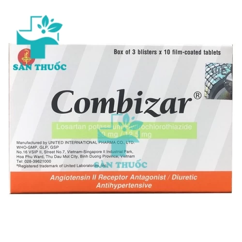 Combizar 50/12. - Thuốc điều trị huyết áp cao hiệu quả