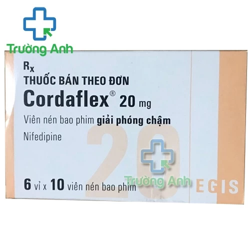 Cordaflex 20mg - Thuốc điều trị các bệnh tim mạch hiệu quả