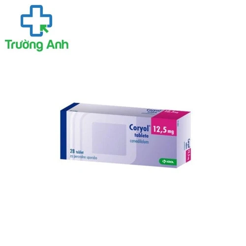 Coryol 12.5mg - Thuốc điều trị tăng huyết áp hiệu quả