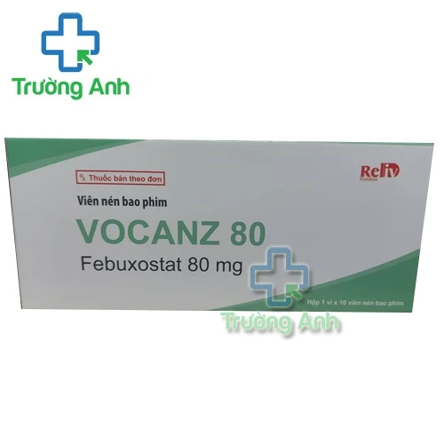 Vocanz 80 - Thuốc làm giảm acid uric cho người bệnh Gout hiệu quả