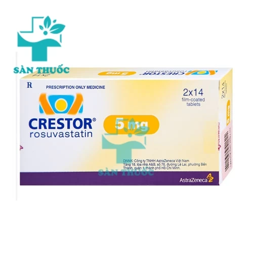 Crestor 5mg - Thuốc giúp giảm mỡ máu hiệu quả