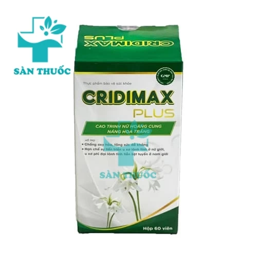 Cridimax Plus - Giúp tăng cường sức đề kháng cơ thể hiệu quả