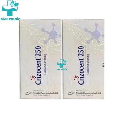 Crizocent 250mg - Crizotinib 250mg Incepta