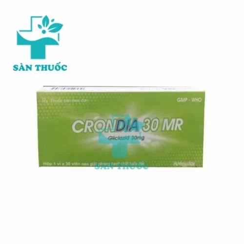 Crondia 30 MR Hataphar - Thuốc điều trị đái tháo đường tuýp 2