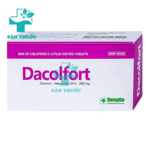 Dacolfort - Thuốc điều trị suy tĩnh mạch hiệu quả của Danapha