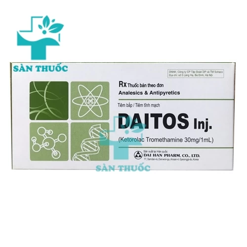 Daitos Inj. - Thuốc giảm đau hiệu quả của Hàn Quốc