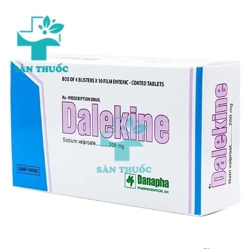 Dalekine 200 - Thuốc điều trị động kinh hiệu quả của Danapha