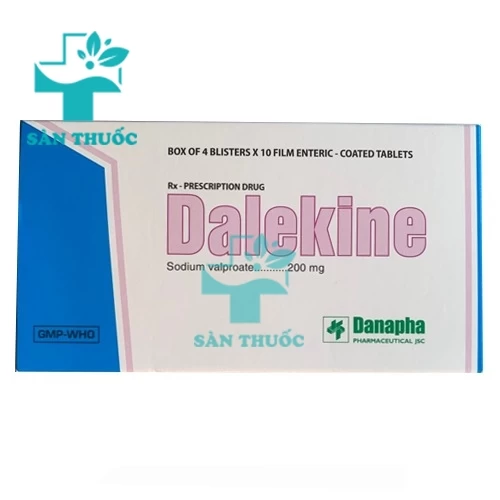Dalekine 200 - Thuốc điều trị động kinh hiệu quả của Danapha