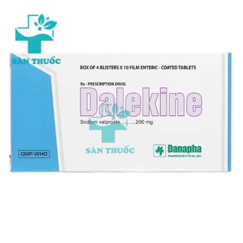 Dalekine 500 - Thuốc điều trị động kinh của Danapha